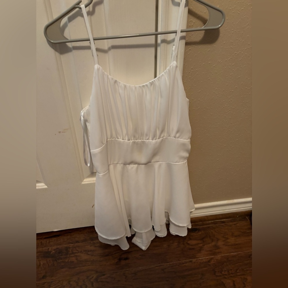 She+Sky white romper